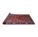 Sideview of Mid-Century Modern Pink Oriental Rug, urb2366