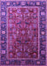 Oriental Purple Traditional Rug, urb2366pur