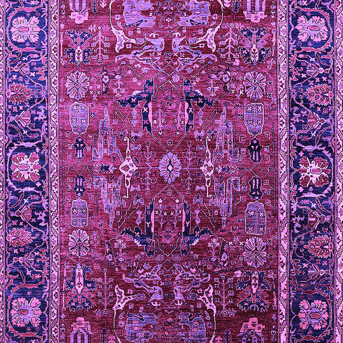 Oriental Purple Traditional Rug, urb2366pur