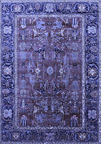 Oriental Blue Traditional Rug, urb2366blu