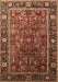 Oriental Brown Traditional Rug, urb2366brn