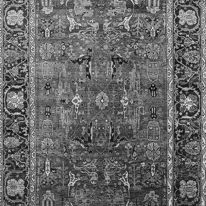 Machine Washable Oriental Gray Traditional Rug, wshurb2366gry