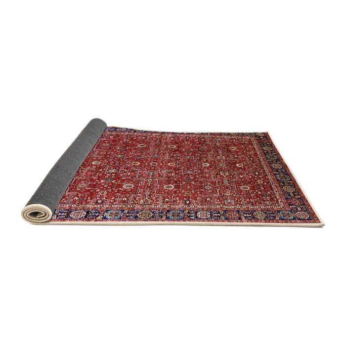 Sideview of Mid-Century Modern Red Oriental Rug, urb2367