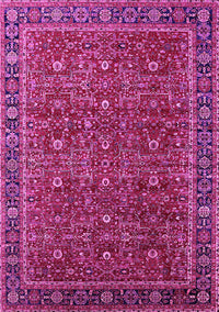 Oriental Pink Traditional Rug, urb2367pnk