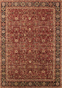 Oriental Brown Traditional Rug, urb2367brn