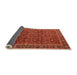 Sideview of Oriental Orange Traditional Rug, urb2367org