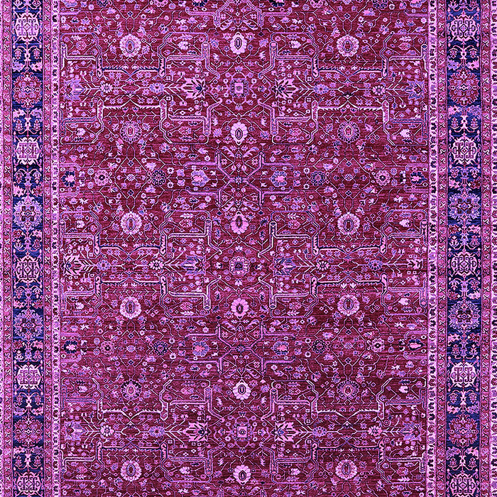 Oriental Purple Traditional Rug, urb2367pur