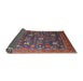 Sideview of Mid-Century Modern Pink Oriental Rug, urb2368