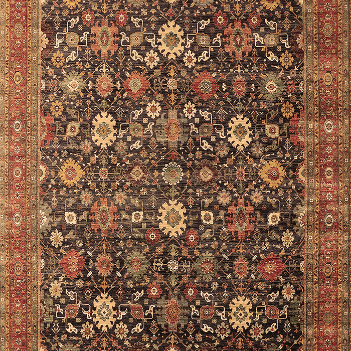 Oriental Brown Industrial Rug, urb2368brn