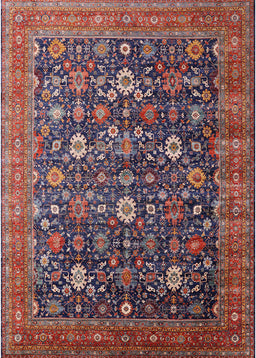 Mid-Century Modern Pink Oriental Rug, urb2368