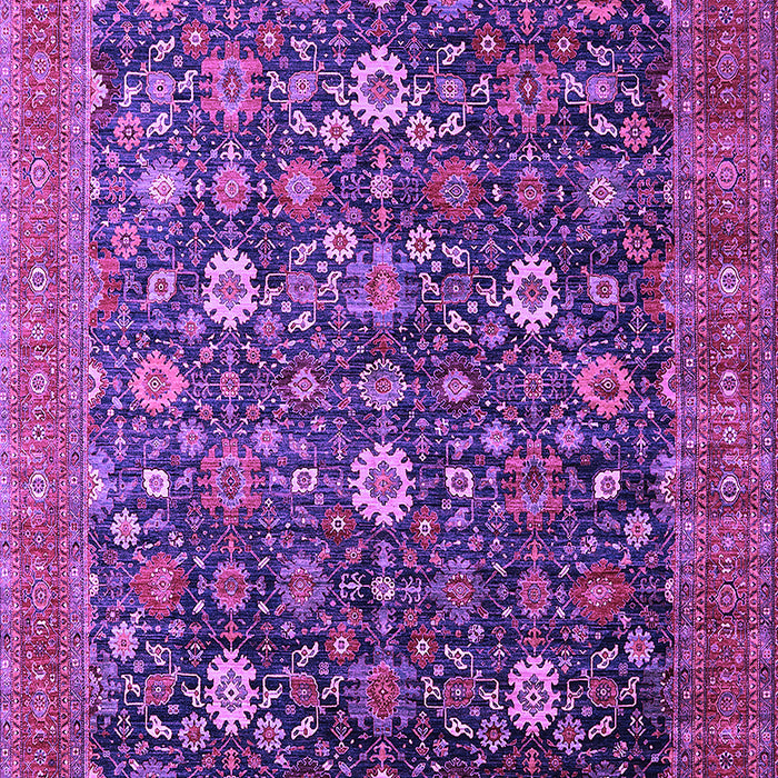 Machine Washable Oriental Purple Industrial Area Rugs, wshurb2368pur