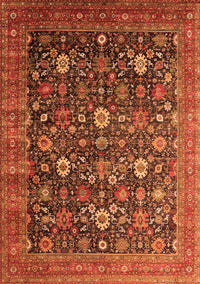 Oriental Orange Industrial Rug, urb2368org