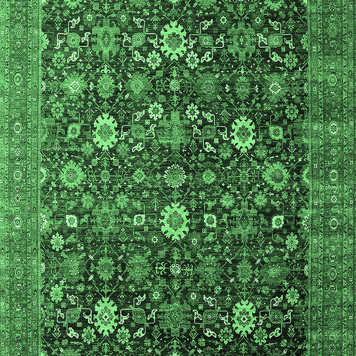 Oriental Emerald Green Industrial Rug, urb2368emgrn