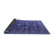 Sideview of Oriental Blue Industrial Rug, urb2368blu