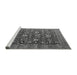 Sideview of Machine Washable Oriental Gray Industrial Rug, wshurb2368gry