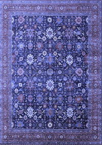 Oriental Blue Industrial Rug, urb2368blu