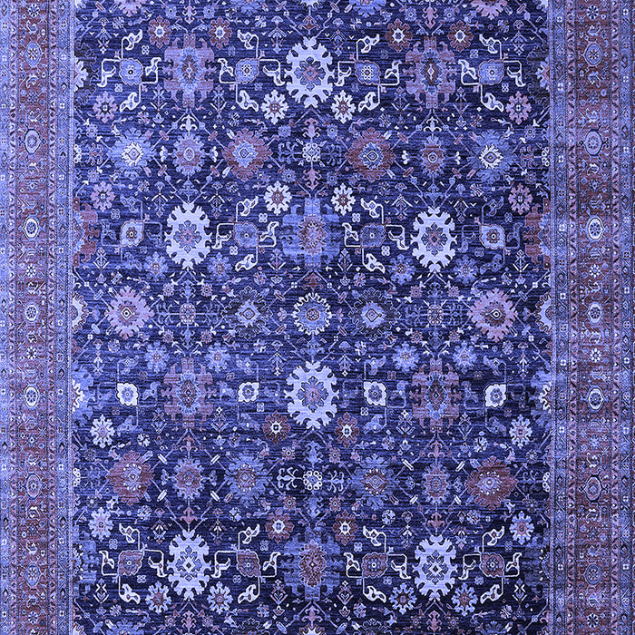 Oriental Blue Industrial Rug, urb2368blu