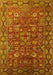 Oriental Yellow Traditional Rug, urb2369yw