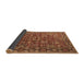 Sideview of Oriental Brown Traditional Rug, urb2369brn