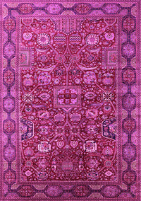 Oriental Pink Traditional Rug, urb2369pnk