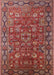 Mid-Century Modern Red Oriental Rug, urb2369