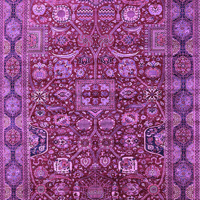 Machine Washable Oriental Purple Traditional Area Rugs, wshurb2369pur