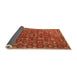 Sideview of Oriental Orange Traditional Rug, urb2369org