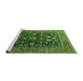 Sideview of Machine Washable Oriental Green Industrial Area Rugs, wshurb2370grn