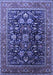 Oriental Blue Industrial Rug, urb2370blu