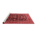 Industrial Red Washable Rugs