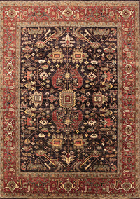 Oriental Brown Industrial Rug, urb2370brn