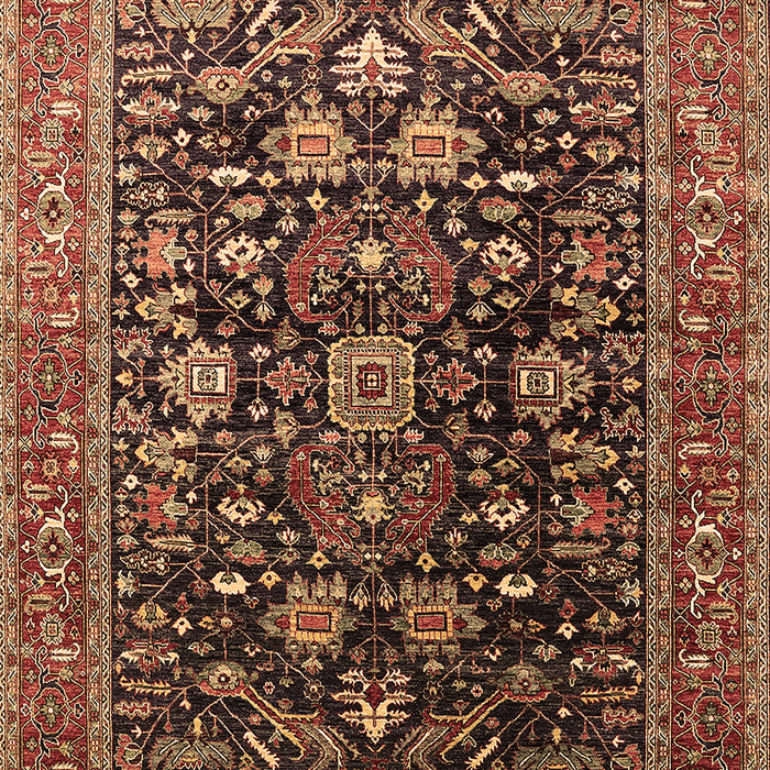 Oriental Brown Industrial Rug, urb2370brn