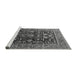 Sideview of Machine Washable Oriental Gray Industrial Rug, wshurb2370gry