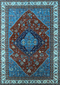 Persian Light Blue Traditional Rug, urb2371lblu