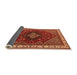 Sideview of Persian Orange Traditional Rug, urb2371org