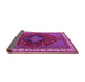 Sideview of Persian Pink Traditional Rug, urb2371pnk