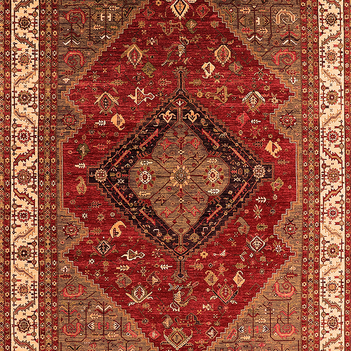 Persian Orange Traditional Rug, urb2371org