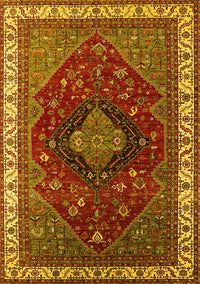 Persian Yellow Traditional Rug, urb2371yw