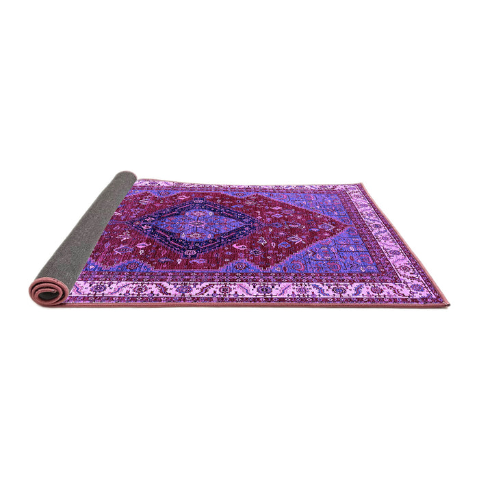 Sideview of Persian Purple Traditional Rug, urb2371pur