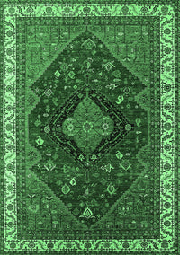 Persian Emerald Green Traditional Rug, urb2371emgrn