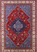 Mid-Century Modern Rosy Brown Pink Persian Rug, urb2371