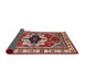 Sideview of Mid-Century Modern Red Persian Rug, urb2372
