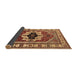 Sideview of Persian Brown Traditional Rug, urb2372brn