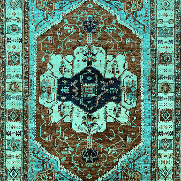 Persian Turquoise Traditional Rug, urb2372turq