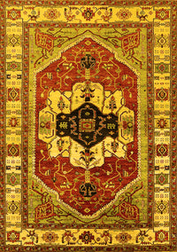 Persian Yellow Traditional Rug, urb2372yw