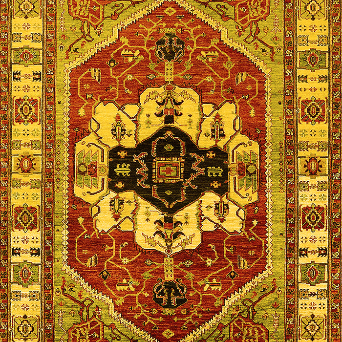 Persian Yellow Traditional Rug, urb2372yw