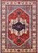 Mid-Century Modern Red Persian Rug, urb2372