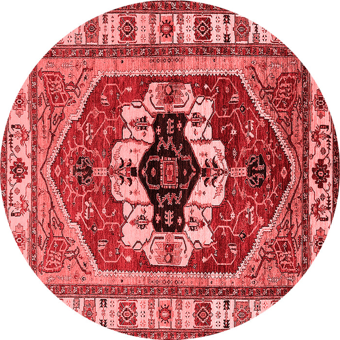 Machine Washable Persian Red Traditional Rug, wshurb2372red