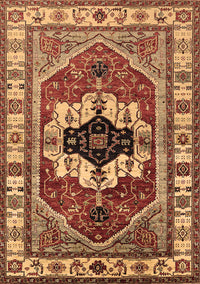 Persian Brown Traditional Rug, urb2372brn