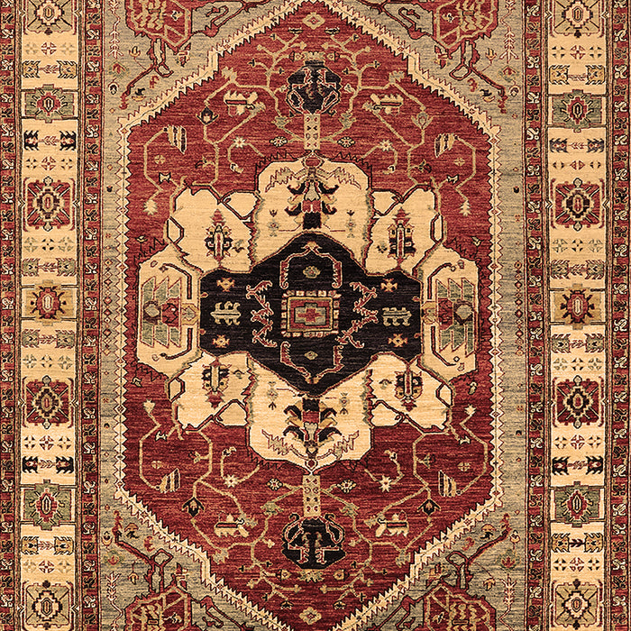 Persian Brown Traditional Rug, urb2372brn